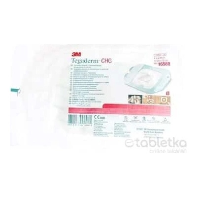 3M Tegaderm CHG I.V. antimikrobiálne krytie transparent. (1658R) 10x 12 cm 1 ks