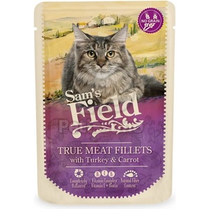 Sam's Field True Meat Fillets with turkey & carrot 6x85 g