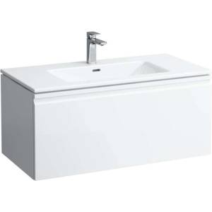 Laufen Pro S - Шкафче с умивалник, 100x50 см, 1 чекмедже, матово бяло H8609654631041 (H8609654631041)