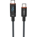 ANSMANN usb кабел, usb-c - usb-c, led индикатор, 1, 2 м (1700-0176)