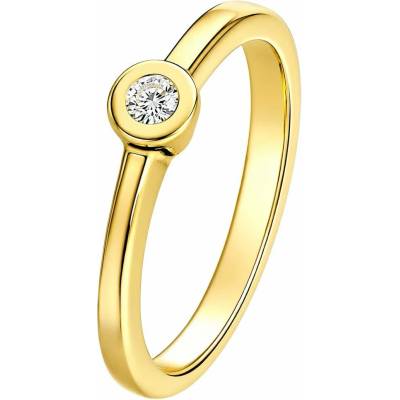 Zlaton Prsten žluté zlato s diamantem 000431308133