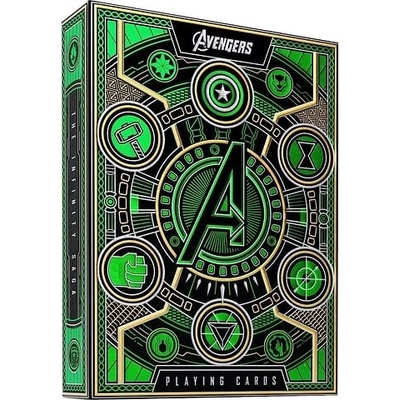 Hrací karty Theory11: Avengers zelené
