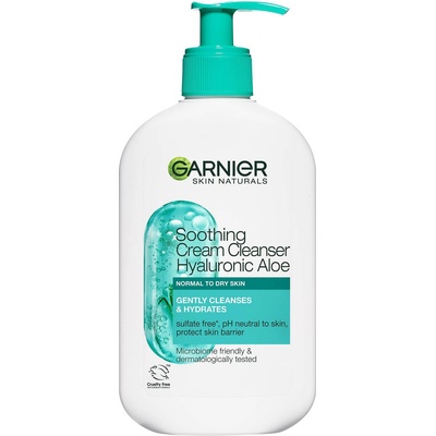 Garnier Skin Naturals Почистващ крем за лице Hyaluronic Aloe, 250 ml