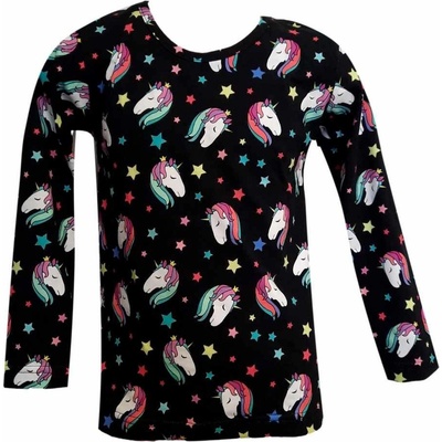 dívčí triko Betty mode jednorožci tmavě modré