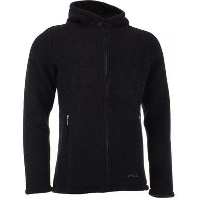 Engel Мъжко вълнено яке Engel Hooded Jacket Wool jacket - Schwarz Melange - размер 50/52 (EU) (005-1635-0213)