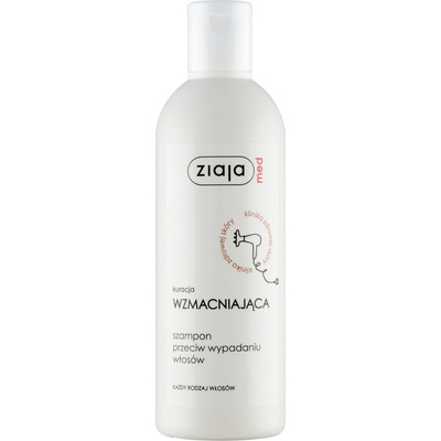 Ziaja Med posilující kúra proti vypadávání vlasů 300 ml šampon