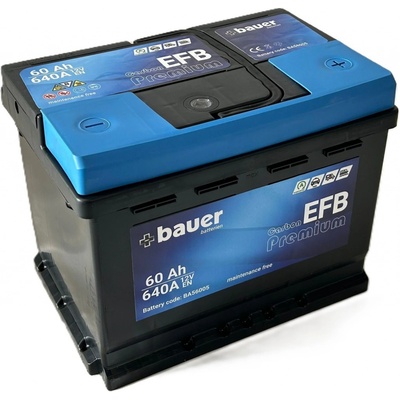 Bauer Carbon EFB 12V 60Ah 640A BA56005