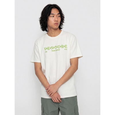 Venture Og Dots white w/green&white print