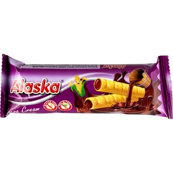 Alaska Kukuričné trubičky bez lepku kakaové 18 g