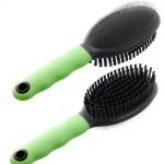 Ferplast Зелена двойна четка за фино разресване и четина - GRO 5806