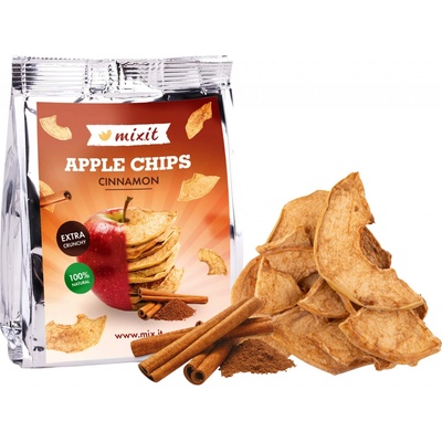 MIXIT Jablkové chipsy škorica do vrecka 25 g