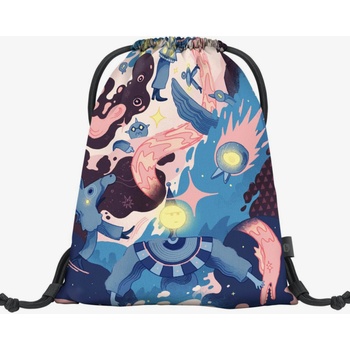 BAAGL Синя чанта Baagl eARTh - City Jungle от Mára Čmára BAAGL | Sin | Момичешки | ONE SIZE