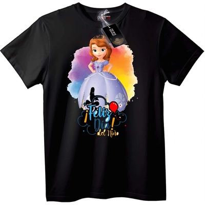 NOONEBRAND Тениска Sofia the First Детски празник - 7XL, White
