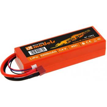 DF models LiPo Akku 7,4 V / 5200 / 45C Pro Racing T-dean