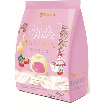 Vergani Bonboniéra White Passion Strawberry 120 g
