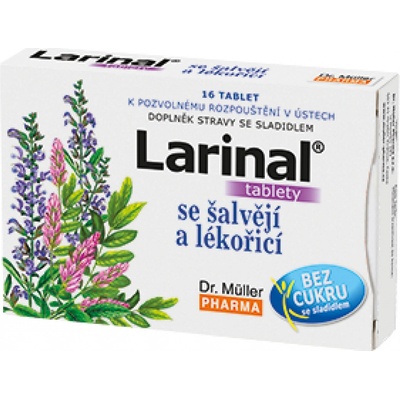 Dr.Müller Anginal se šalvějí+lékořicí 16 tablet