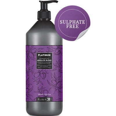 Black Platinum Absolute Blond Shampoo s extraktem z organických mandlí 1000 ml