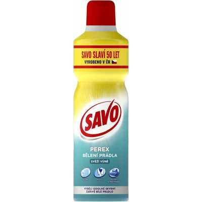 Savo Perex parfumovaný prípravok na predpieranie a bielenie bielizne svieža vôňa 1,2 l