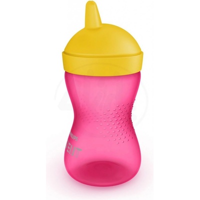 Avent hrnček Grippy s tvrdým náustkom 300ml ružová
