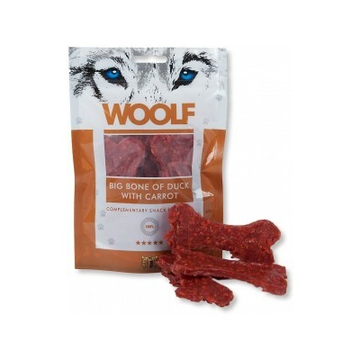 Woolf Big Bone of Duck with Carrot - maškrty pre psov 100 g