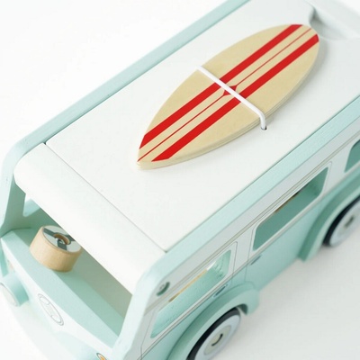 Le Toy Van Drevený karavan modrý