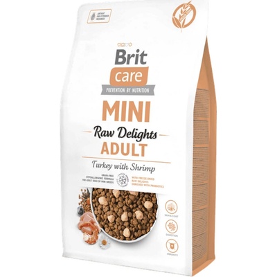 Brit Care Mini FD Raw Delights Turkey with Shrimp 2 kg
