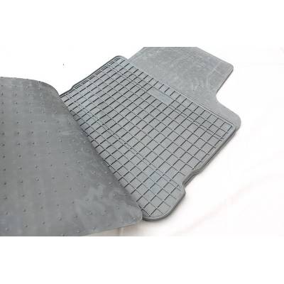 Гумени стелки за vw golf 4 (1997-2006) bora (1997-2005) beetle (1998-2010) skoda octavia 1 (1997-2010) / seat leon и toledo (1999-2005) сиви (gr0012)
