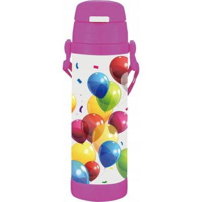 Maestro MR 1640 Dětská láhev z nerezové oceli růžová 500 ml