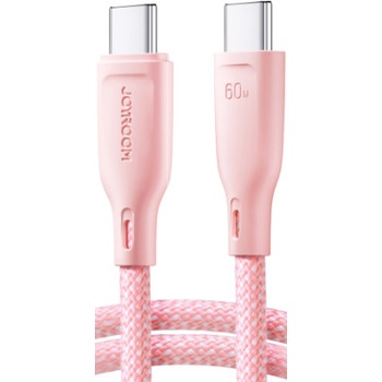 Joyroom SA34-CC3 60W USB Typ-C / USB Typ-C, 1m, ružový