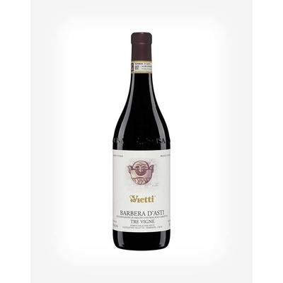 Vietti d`Asti Tre Vigne DOCG Barbera suché červené 2022 14,5% 0,75 l (čistá fľaša)