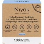 Niyok Твърд шампоан и балсам 2 в 1 Sensitive, 80 g - ozone