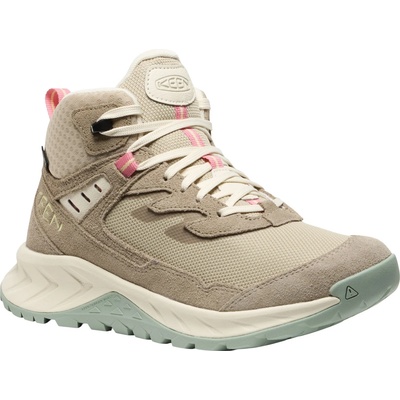 Keen Дамски туристически обувки Keen Women's Hightrail Mid WP Walking boots - Brindle / Pink Lemonade - размер 39 (EU) (119-0996-0418)