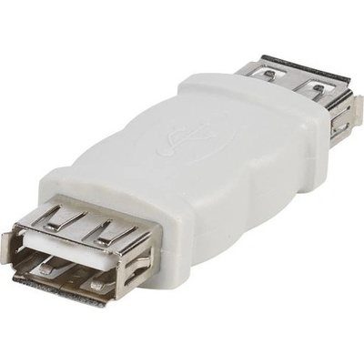 Vivanco Адаптер Vivanco - 45262, USB-А/USB-А, бял (45262)