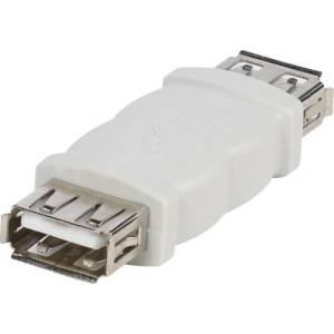 Vivanco Адаптер Vivanco - 45262, USB-А/USB-А, бял (45262)