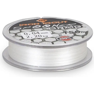 Iron Trout šnúra Spooner Braid 150m 0,04mm biela