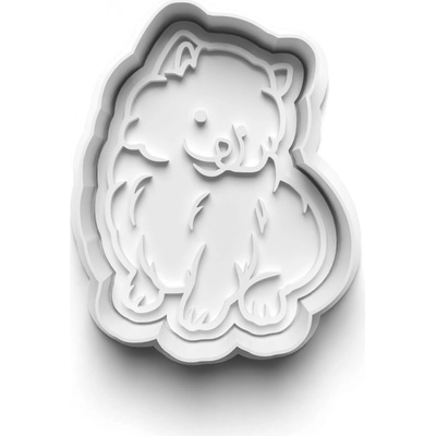 Vykrajovačka - Pomeranian 9x7 cm