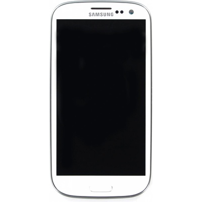 LCD Displej + Dotykové sklo + Přední kryt Samsung i9305 Galaxy S3 LTE Onyx
