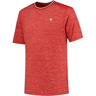 K Swiss Тениска K Swiss Men's Hypercourt Short-Sleeve Performance T-Shirt - Mlnge-Lolipop