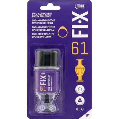 TKK ЛЕПИЛО ДВУКОМПОНЕНТНО tkk fix 61 6гр (51784)