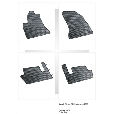 FroGum Гумени стелки за CITROEN C4 Piccaso I (2007-2013), марка Frogum (0636)