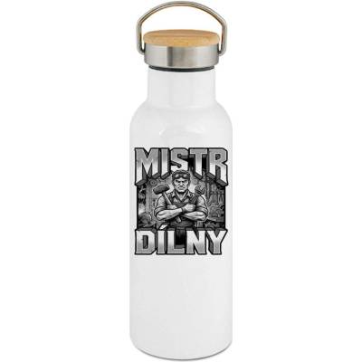 123TRIKO termoska Mistr dílny, černý tisk 500 ml vtipné