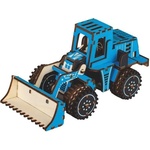 Woodcraft construction kit Woodcraft Дървен 3D пъзел Челен товарач (HB06)