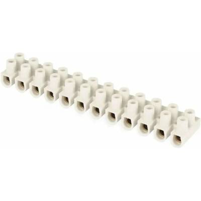 Emos Skrutková svorkovnica 12×6–10mm2, 450V, biela A4103