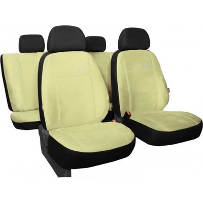 Autopoťah Pok-ter Mercedes ML W164 2005-2011 Comfort Alcantara béžová + vrecká