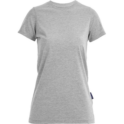 Hrm Dámske tričko z organickej bavlny HRM201 Grey Melange