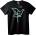 NOONEBRAND Тениска Гълъб и кръст - 7XL, Black