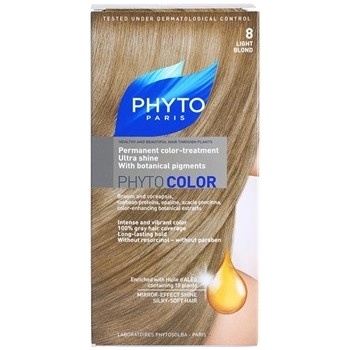 Phyto Color barva na vlasy 8 Light Blond 4 ks