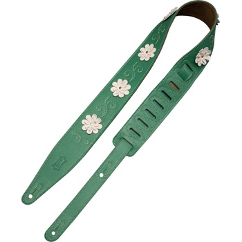 Levy's In Bloom Каишка за китара Daisy Chain Green (MG317IB-001)