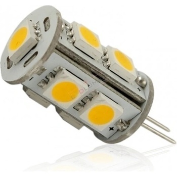 LED žiarovka 9 x SMD 5050 G4 1,5 W teplá biela