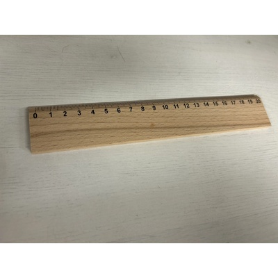 Dřevotéka 4981 Dřevěné pravítko 20 cm